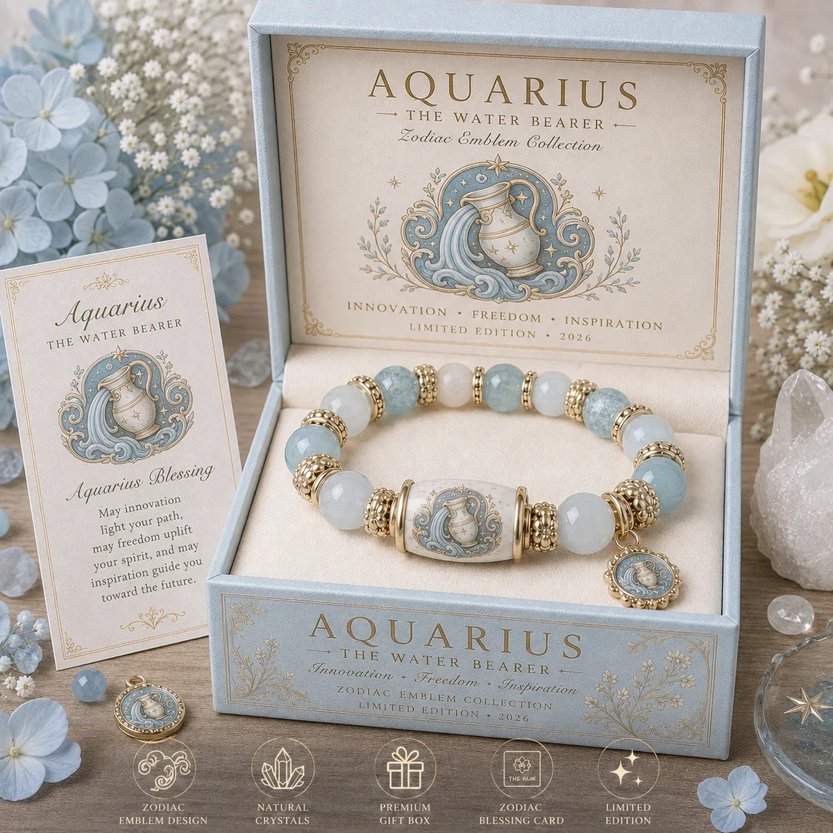 Zodiac Crystal Bracelet