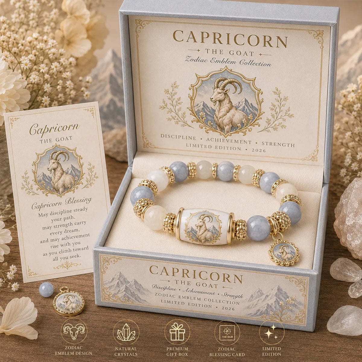 Zodiac Crystal Bracelet