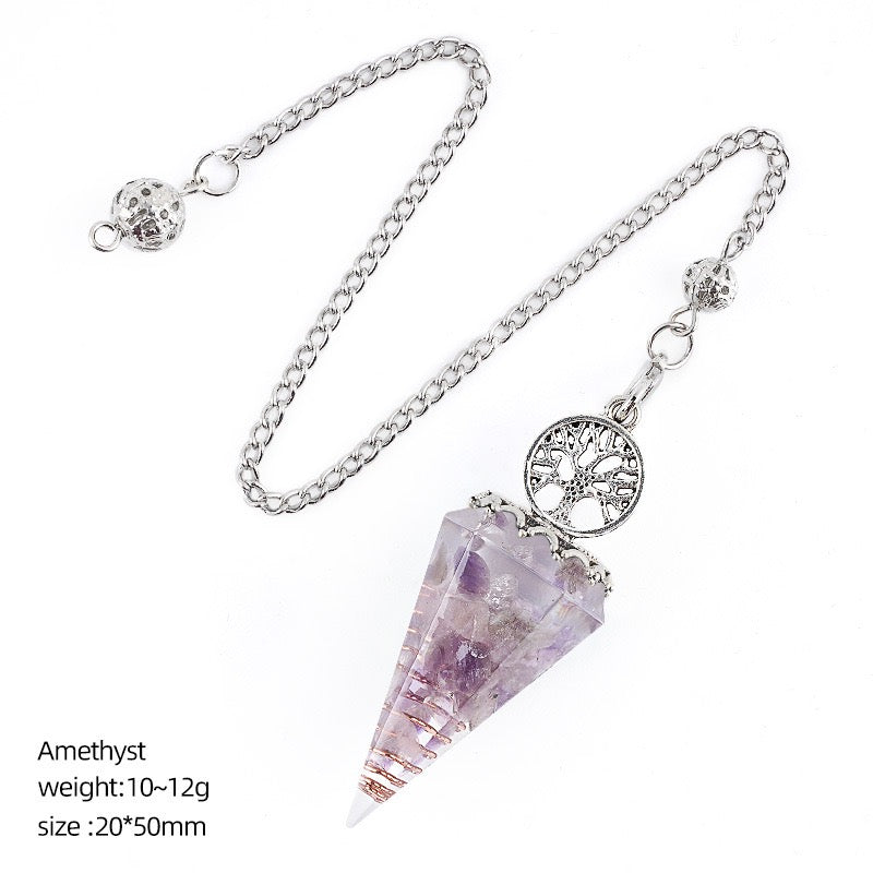 7-Chakra Crystal Pendulum
