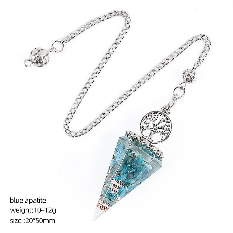 7-Chakra Crystal Pendulum
