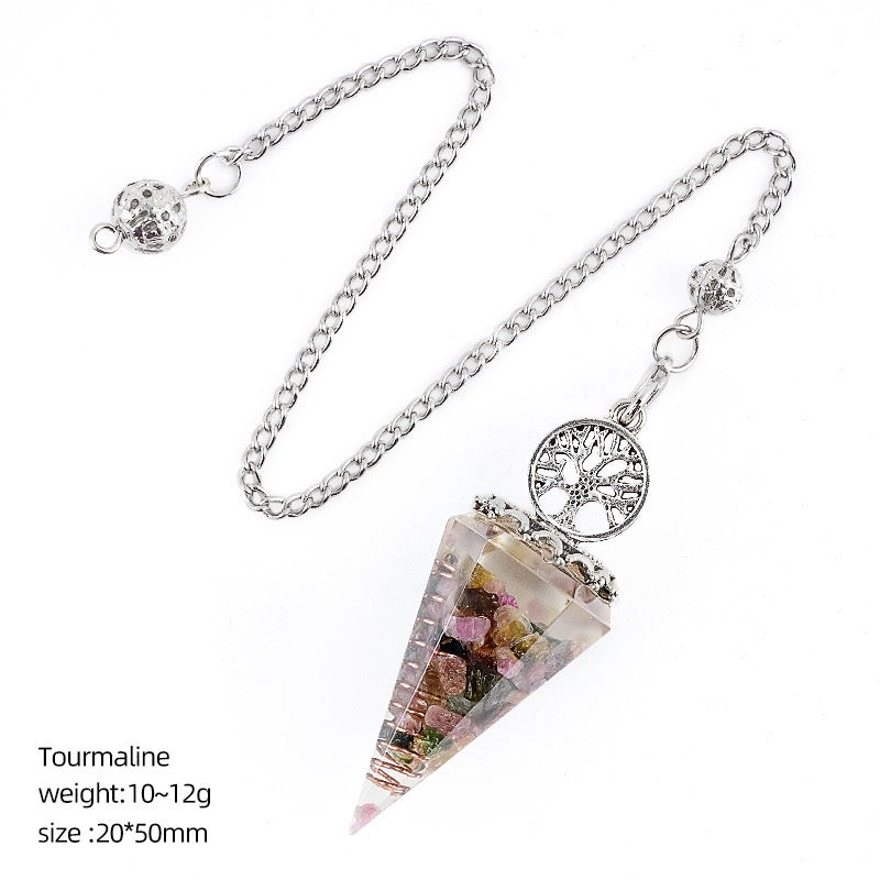 7-Chakra Crystal Pendulum