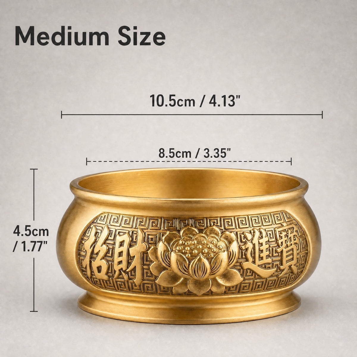 Lotus Brass Incense Burner