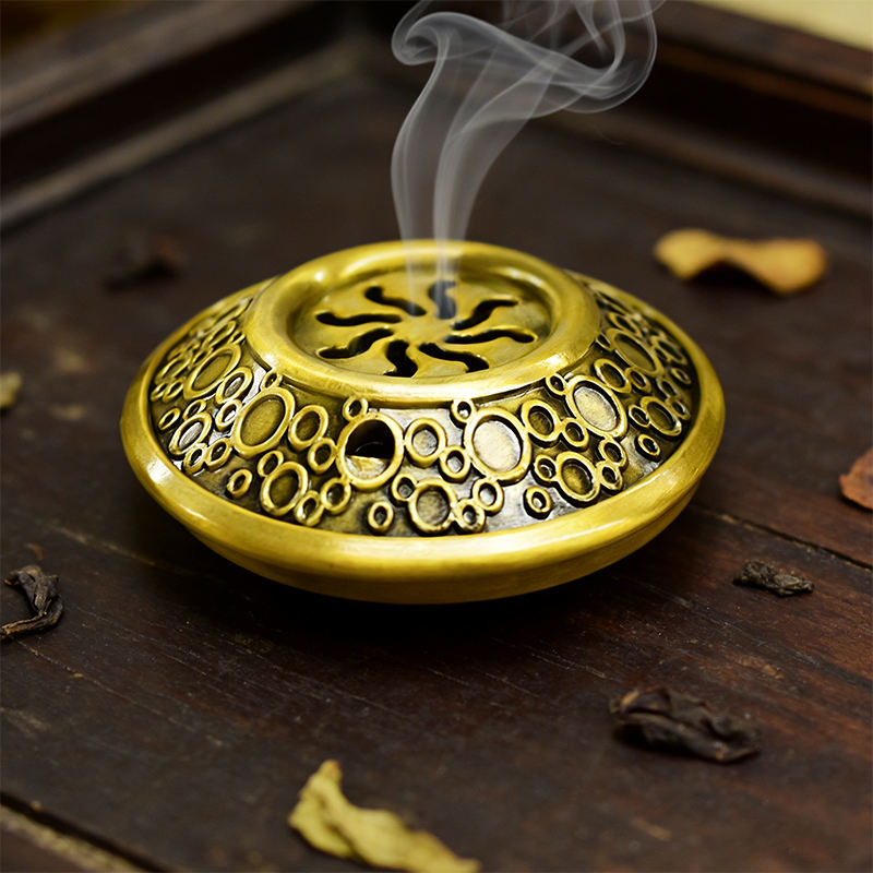 Lotus censer size reference 10cm