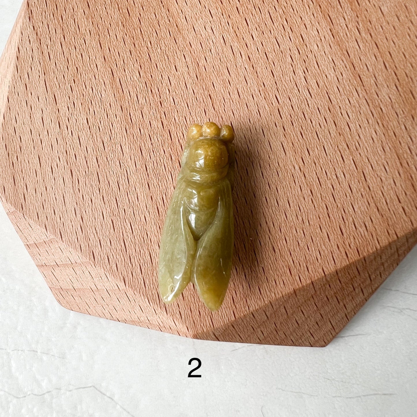 Jade cicada pendant lifestyle scene